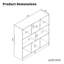 100cm H x 100cm W Bookcase-2100012116