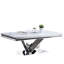 Table basse l 50,6 po Glam, chrome