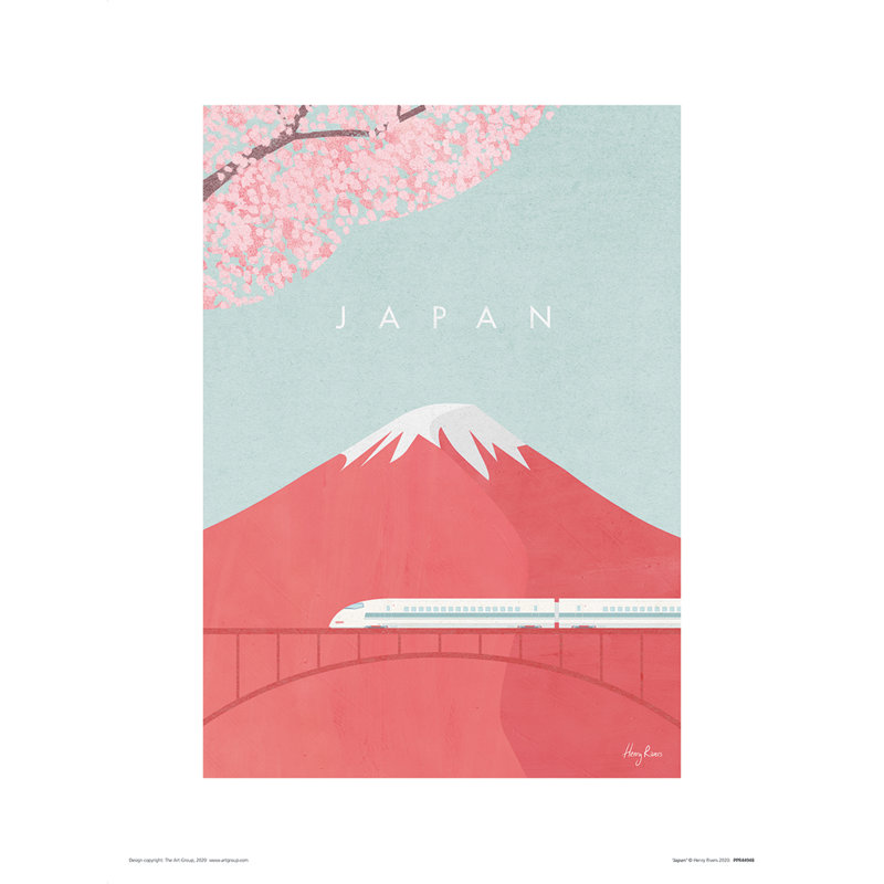 Japan 1 Piece Painting, 40cm H x 30cm W x 0.1cm D