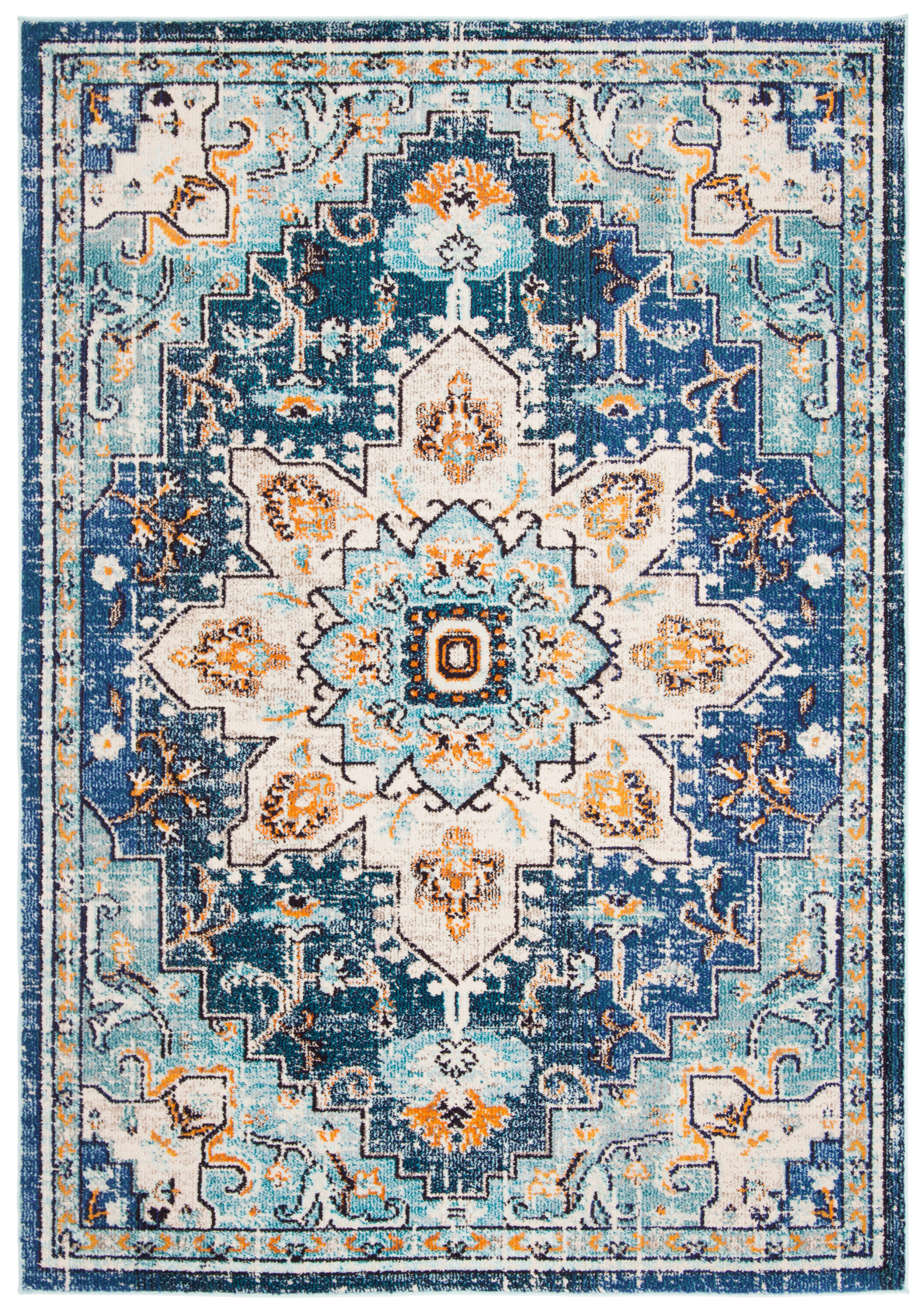 RILY Rag Mat ラグマット　青 RILY Rag Mat ラグマット 青 RILY Rag Mat ラグマット 青 ブルー