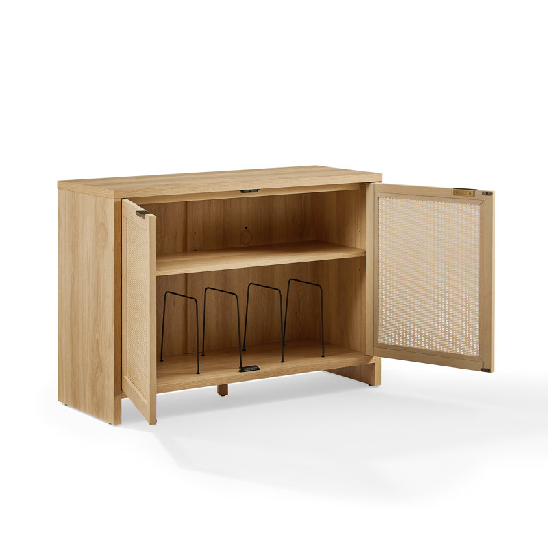 Armoire multimédia H 28 po, Natural Ash