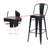 Rosenberry Counter Stool with Metal Frame-535583048-535583054