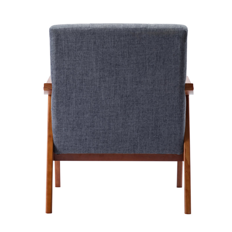 Upholstered Armchair, Grey
