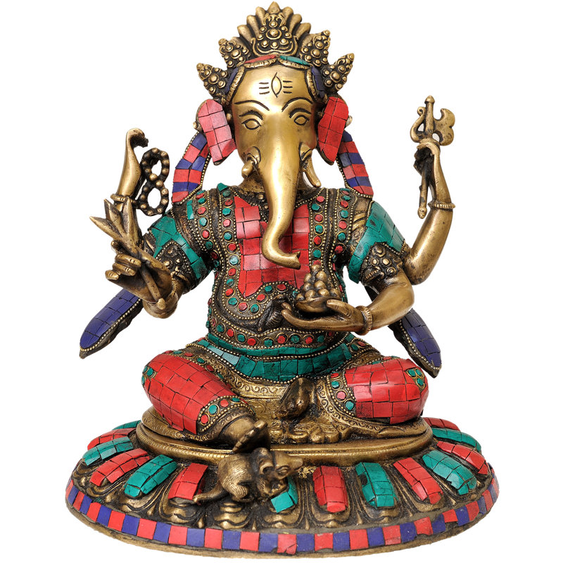 Lord Ganesha en laiton