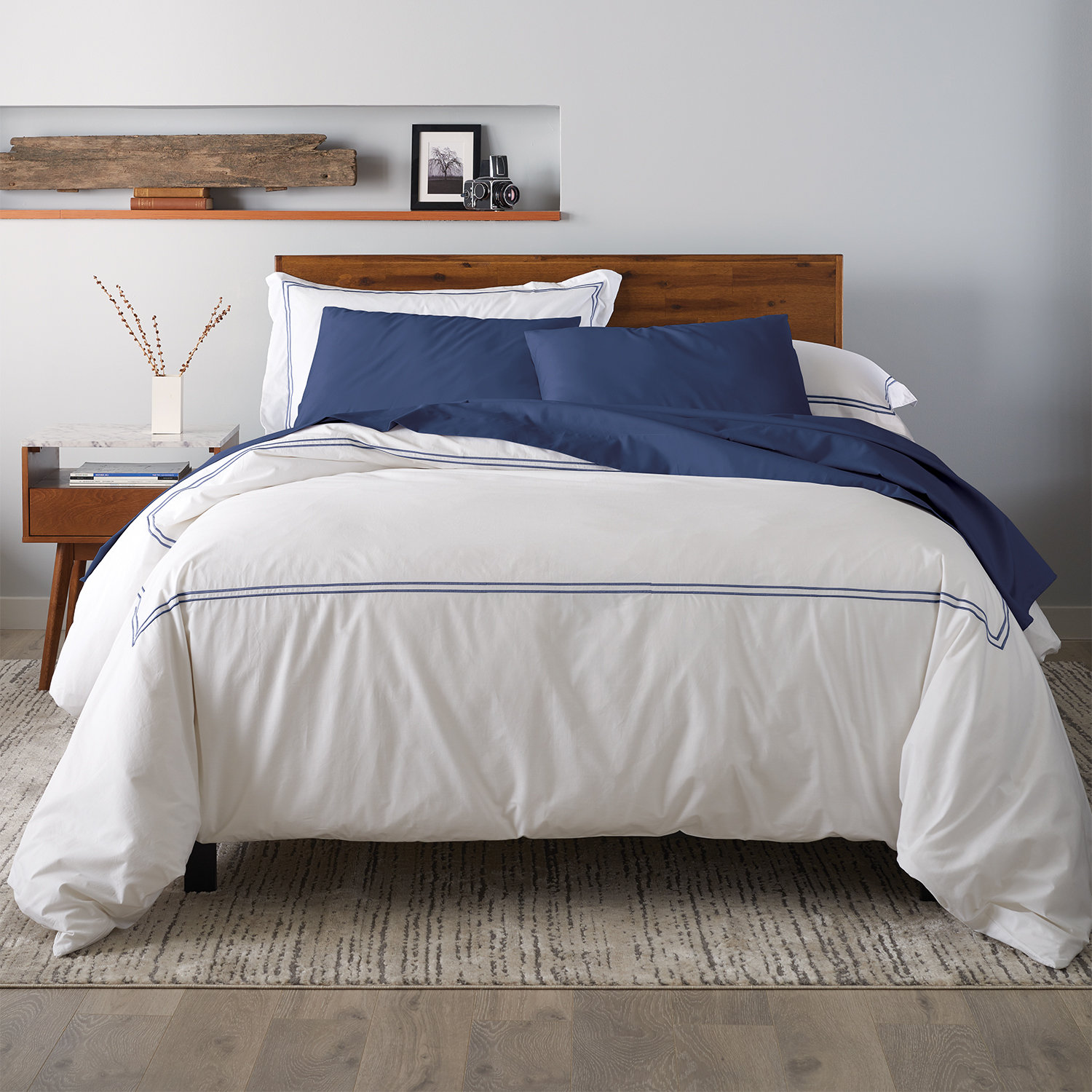 Christine Duvet Cover – 100% Long-Staple Cotton by Cuddle Down