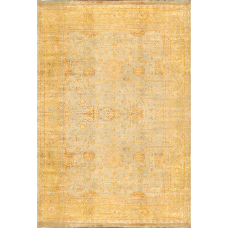 Oriental Area Rug in Camel, Rectangle 6'1" x 9'1"
