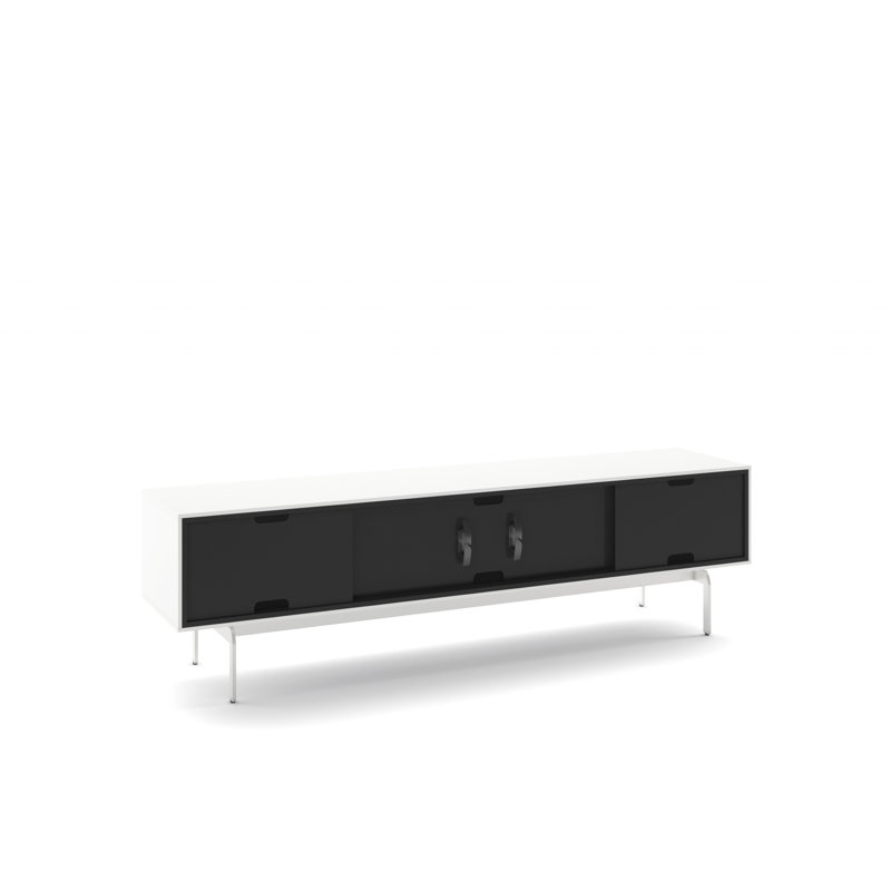 Align Media Console, 23”H x 81”L x 18”W, Satin White
