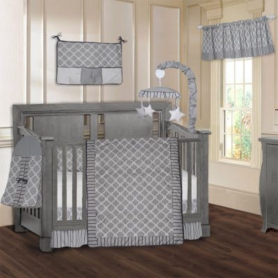 Leyton 9 - Piece Crib Bedding Set