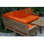 Ensemble de conversation modulaire en teck 5 pièces Luxe