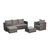 3 Pieces Outdoor Conversation Set-1412558986