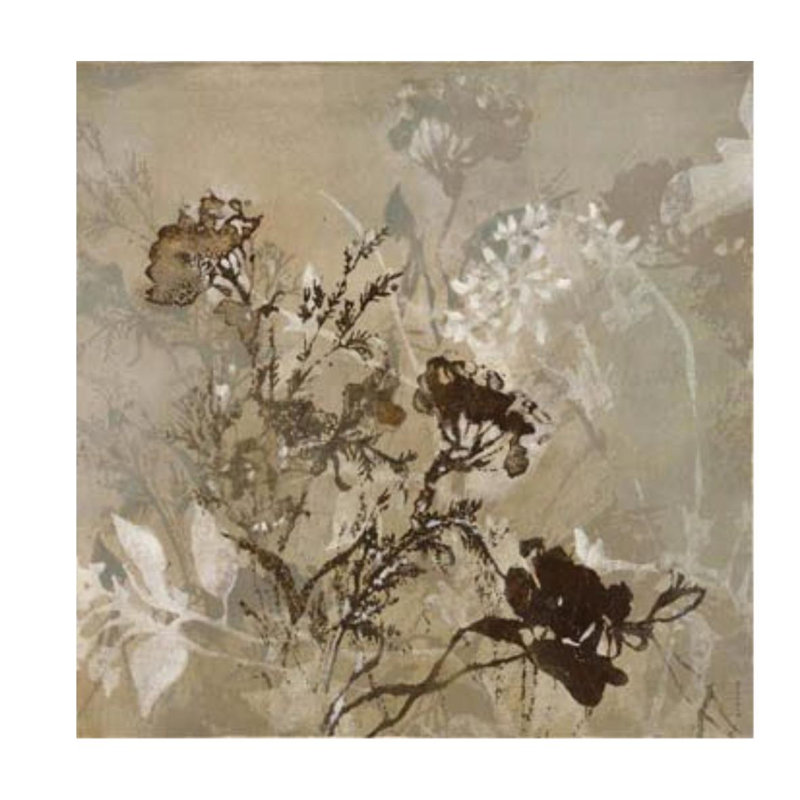 Beauté II par Jennifer Hollack - Peinture, Couche de verre, H 24 po x l 24 po