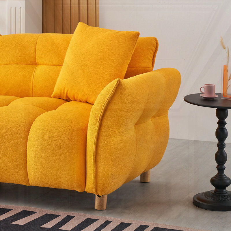 Sofa For Living Room, Bedroom, Office, Yellow