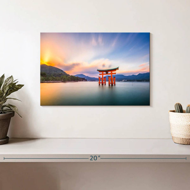 Lilie Torii Gate Hiroshima, 8" H x 12" W