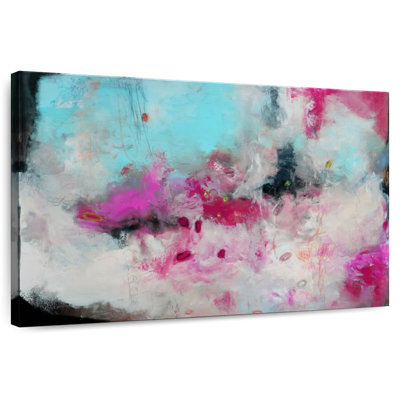 Avery Pink And Blue Abstraction I