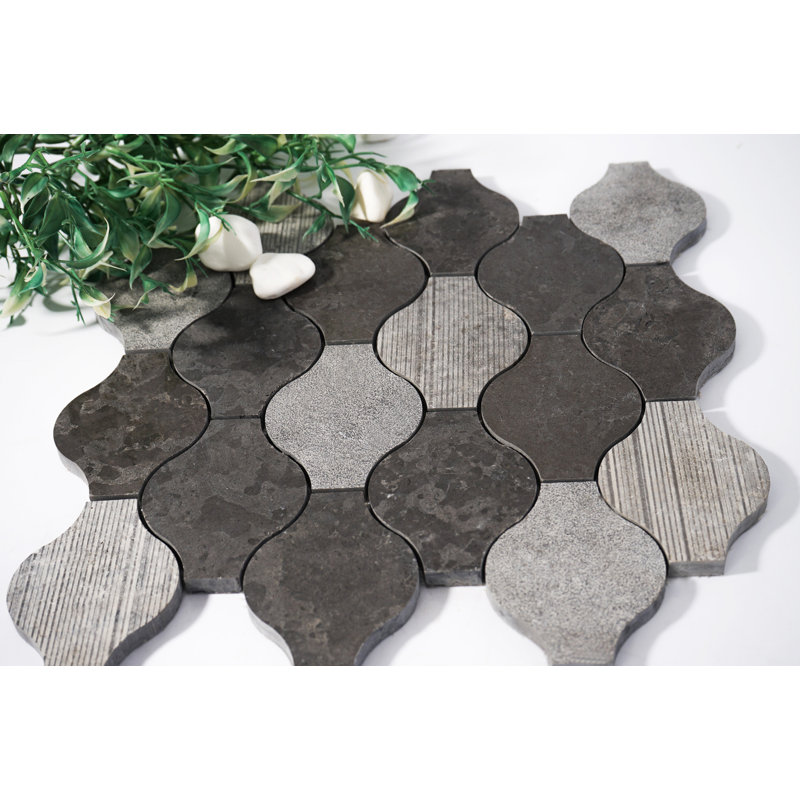 Carreau de mosaïque en pierre naturelle 12 po x 12 po pour mur et plancher