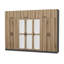 Elina 7 Door Manufactured Wood Wardrobe-99234281-99234284