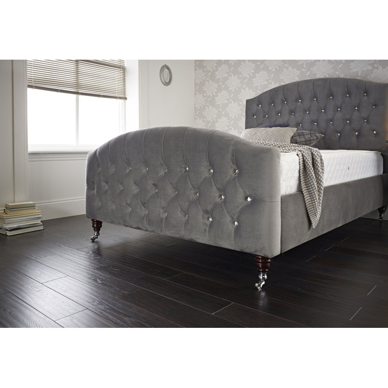 Stephen Upholstered Bed, Double (4'6)