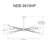 Nebraska 10 Light Sputnik Modern Linear Chandelier-23002790