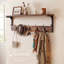Particle Board Wall Mounted Required 7 - Hook Coat Rack