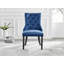 Eubanks Velvet Knockerback Dining Chairs with Metal Rivets and Chrome Legs-371337020-380222589