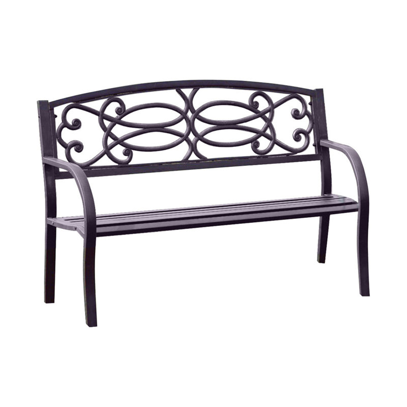 Banc de jardin en acier Boyd