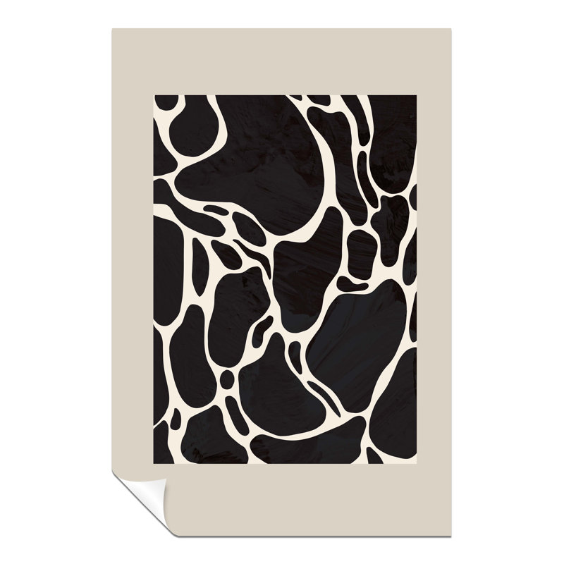 Brown And White - No Frame Print, 91cm H x 61cm W