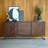 Solid Wood Simple Retro Multi-functional Locker 55.12'' Sideboard