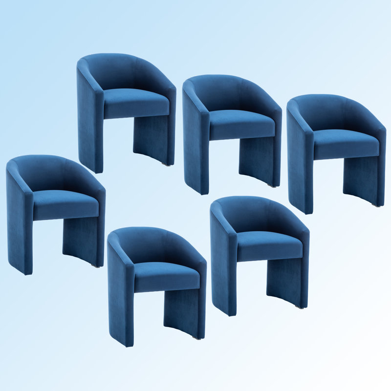 Chaise rembourrée Halley, Marine
