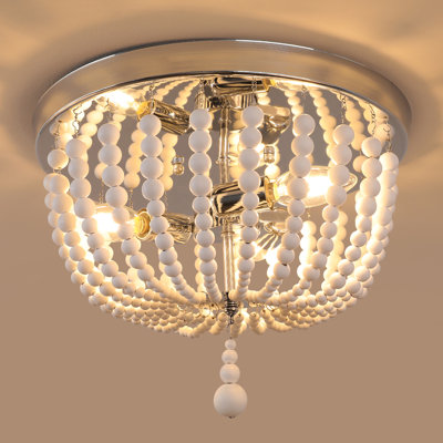 Tra Wood Flush Mount
