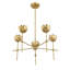 Lustre 5 lumières Meridian en laiton naturel-1664817293