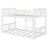 Twin Size Solid Wood Low Bunk Bed-1368673452