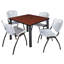 Plateau de table Kee Square, 4 chaises empilables-1034344211-1034344216-1034344217