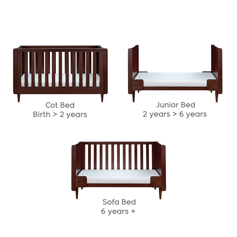 Tutti Bambini Japandi Mini 2pc Room Set, Warm Walnut