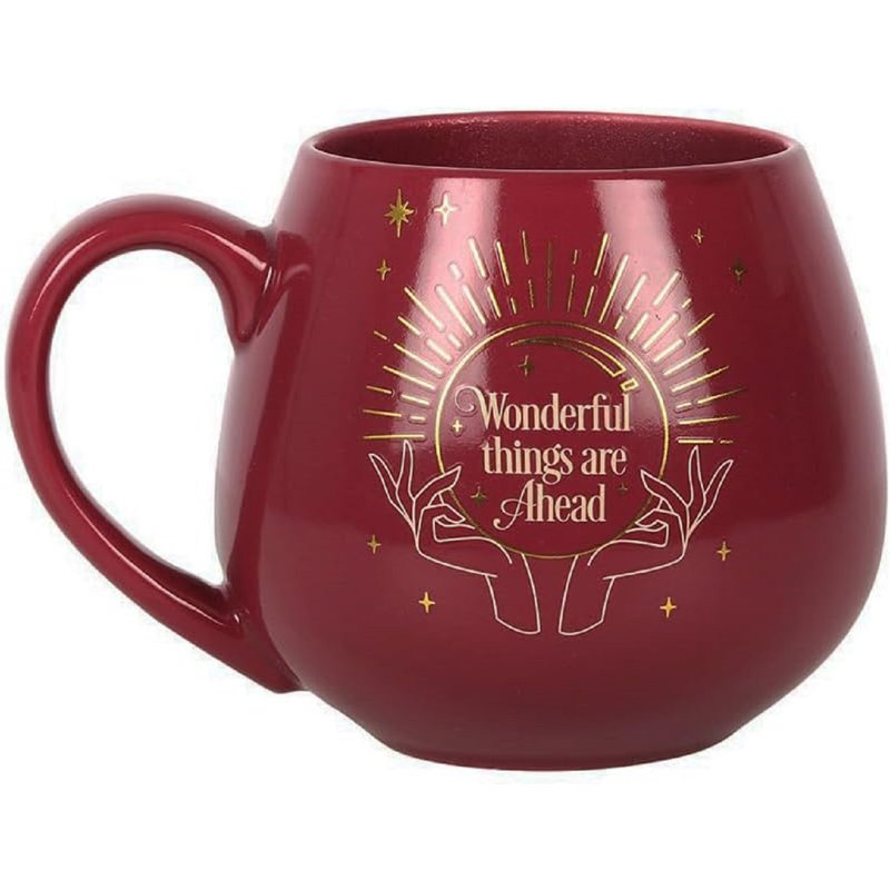 Grande tasse en céramique rose Wicca Fortune Teller