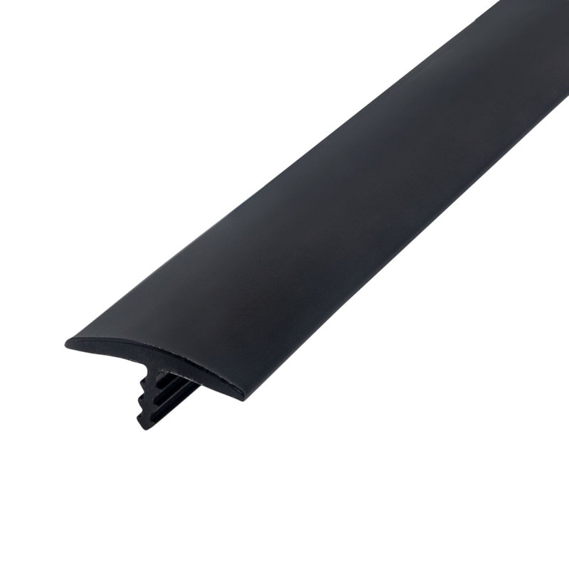 Plastic T-Moulding, Black