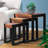 Jaxyn Solid Wood Top Nesting Tables