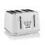 Swan Elegance 4 Slice Toaster with 7 Browning Levels, Defrost, Reheat functions & Anti-Jam