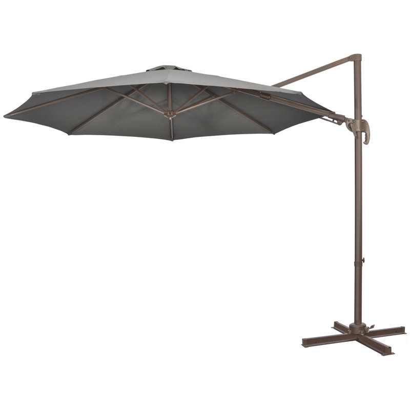 Breylee 300cm Cantilever Parasol, Grey