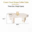 Table basse en forme de nuage pour le salon