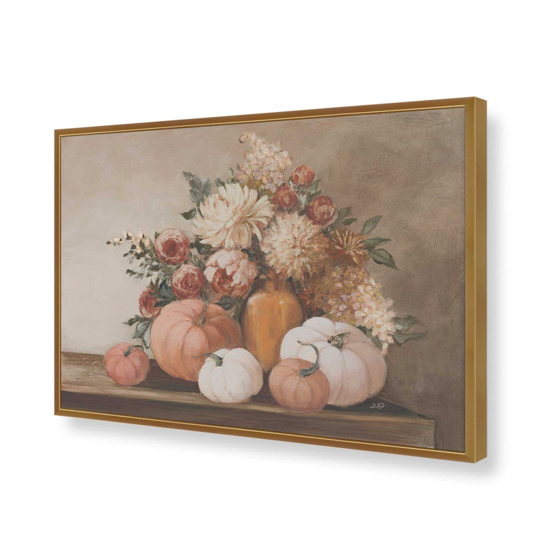 «Autumn Bounty» par Julia Purinton, reproduction d'art, H 12 po x l 18 po, Doré