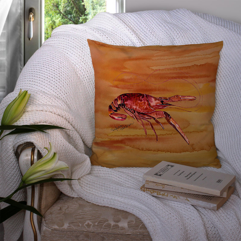 Coussin décoratif intérieur/extérieur crawfish