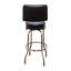 Tabouret de bar et de comptoir pivotant avec dossier Retro Home-48367129-18734015