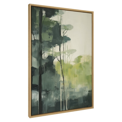 «Whispering Trees II» par Amy Lighthall, reproduction d'art sur toile encadrée