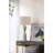 15X15x30" Cement With Metal Table Lamp