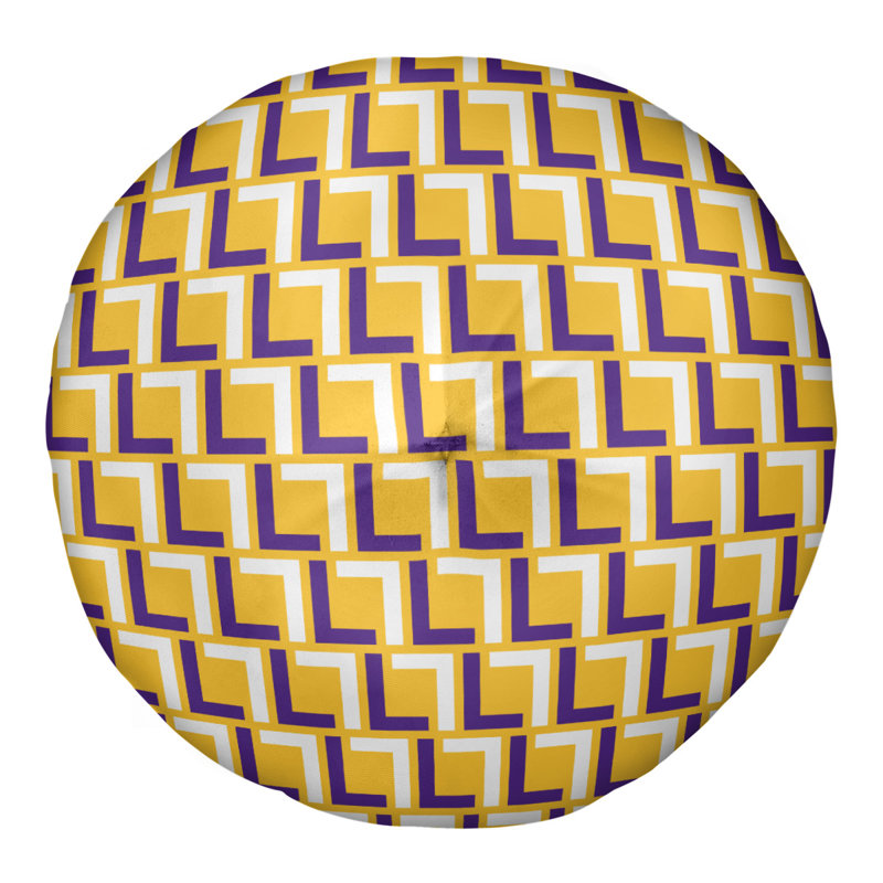Housse de coussin Minnesota Football Luxury, 26 po x 26 po, Mauve / blanc / or