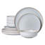 Services de vaisselle en grès 12 pièces Alofmo Lunar Hush, service pour 4-907968555