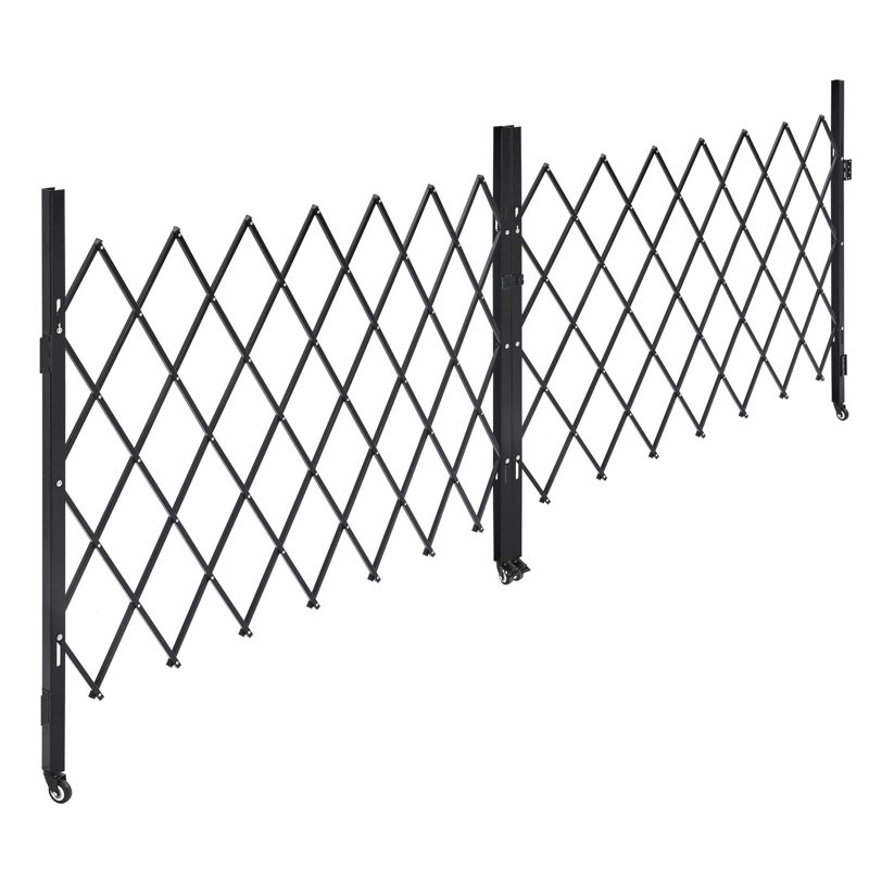 Double barrière de sécurité pliante et verrouillable, 5 pi x l 11 pi po