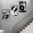 3Pcs Retro Music Poster Wall Art, Black and White Photography Print Set, Preppy Vinyl Record Store Decor, Rock Music Lovers Artwork for Recording Studio Club Home Decoration (Multiple Sizes, Framed/Unframed/Canvas Options)-244914620