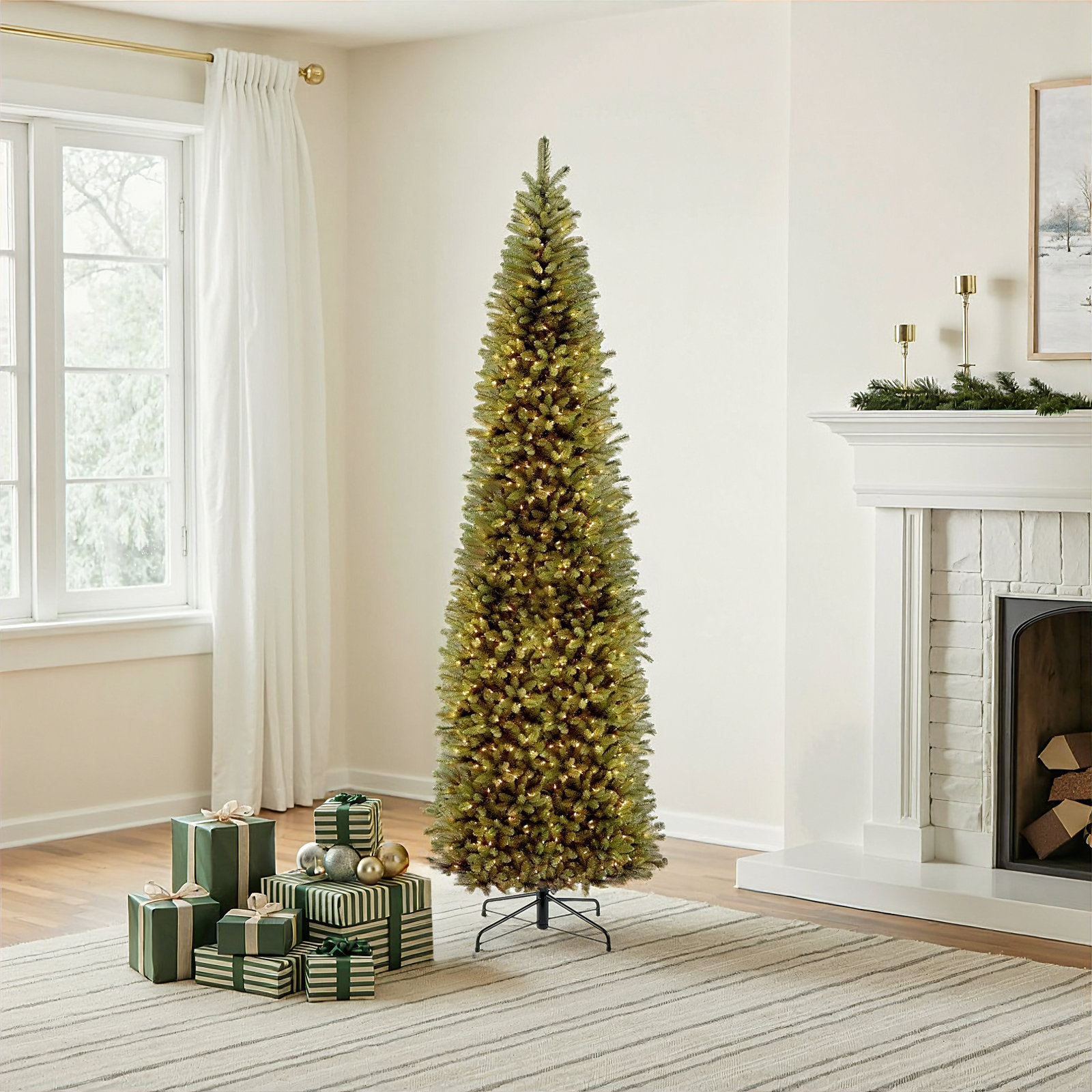 Levit Kingswood 16' Pre-Lit Fir Christmas Tree, 14'