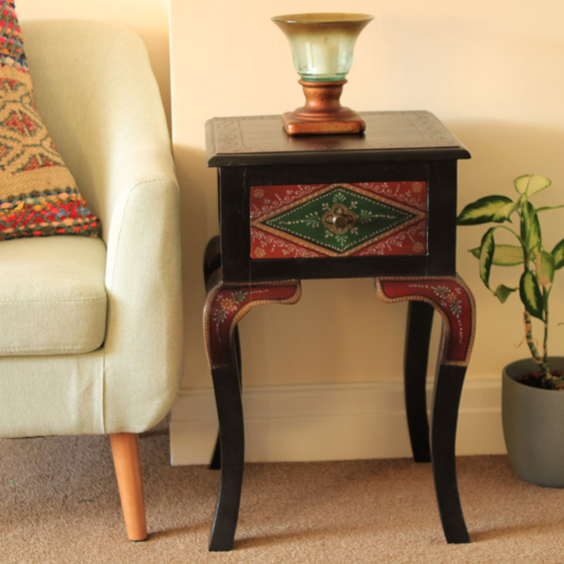 Andriel Side Table with Storage